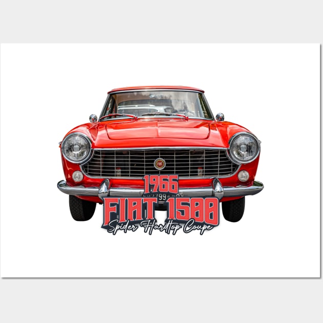 1966 Fiat 1500 Spider Hardtop Coupe Wall Art by Gestalt Imagery